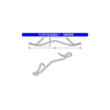 Arc, Etrier Frana ATE - 11.8116-0264.1