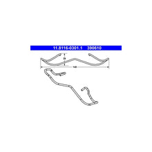 Arc, Etrier Frana ATE 0.01 kg - 11.8116-0301.1