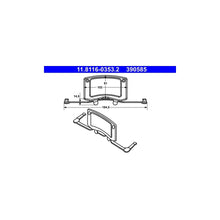 Arc Etrier ATE - 11.8116-0353.2