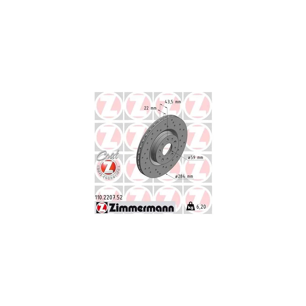 Discuri Frana ZIMMERMANN - 110.2207.52