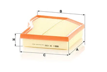 Filtru aer -Filter, Mercedes-Benz, 312x230x60 mm, Mann C30030