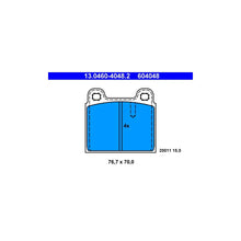 Set Placute Frana, Frana Disc ATE pentru Opel Commodore C/Monza A/Senator A, Porsche 911/911 Targa - 13.0460-4048.2
