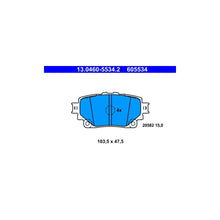 Set Placute Frana, Frana Disc ATE - 13.0460-5534.2