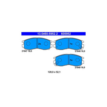 Placute Frana ATE - 13.0460-5952.2