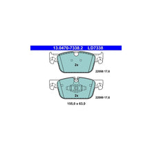 Set Placute Frana, Frana Disc ATE - 13.0470-7338.2