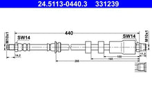 Furtun frana TRW pentru BMW - 24.5113-0440.3