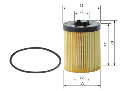 Filtru Ulei Bosch pentru Opel Astra/Corsa/Omega B/Signum/Sintra, Opel Astra G - 1457429178
