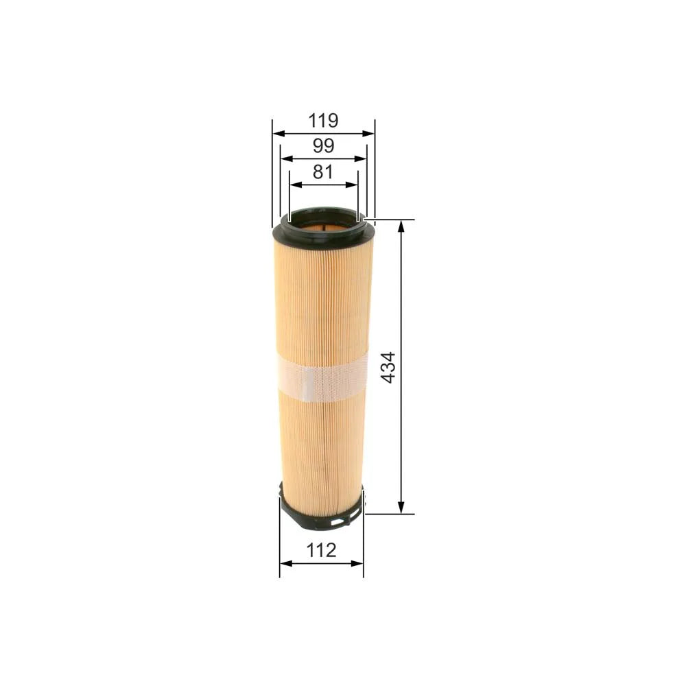 Filtru Aer Bosch pentru Mercedes-Benz E Class/E Class Platou/E Class T Model/S Class - 1457433333