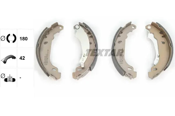 Set saboti frana Textar pentru Dacia, Renault - 91053700