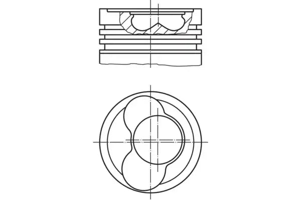 Piston Original, 139x104x104 mm, Mahle 0305902