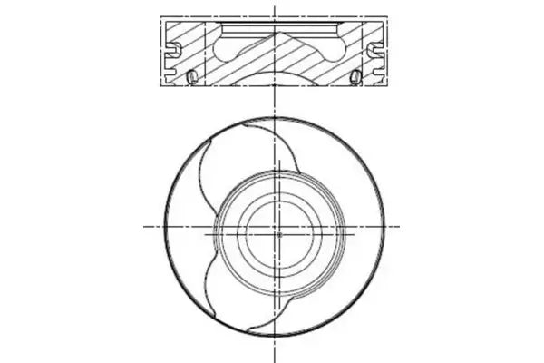 Piston Original, Dacia, Nissan, Renault, Suzuki, 138x103x103 mm, Mahle 0220102