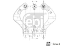 Brat, suspensie roata Febi Bilstein - FE183594