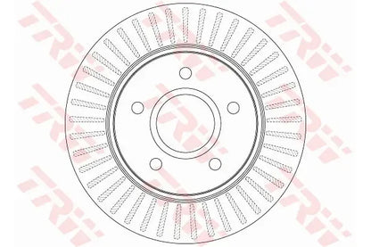 Disc frana, Dodge, Fiat, Chrysler Journey, Freemont, Grand Voyager, Journey Van, Ø302 mm, TRW DF6253S