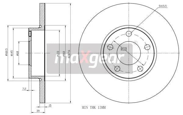 Disc Frana Maxgear - 19-0783