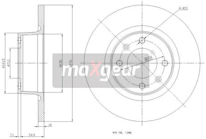 Disc Frana Maxgear - 19-0833
