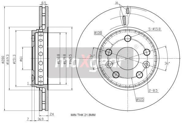 Disc Frana MAX - 19-2002