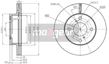 Disc Frana Maxgear - 19-3346