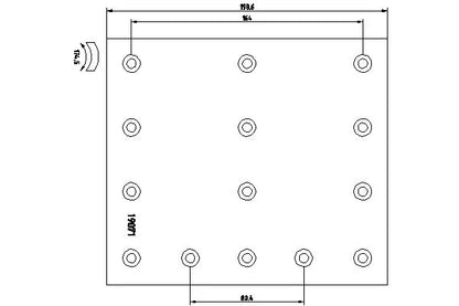 Tamburi Frana Textar 130 mm 285 mm - 1907102