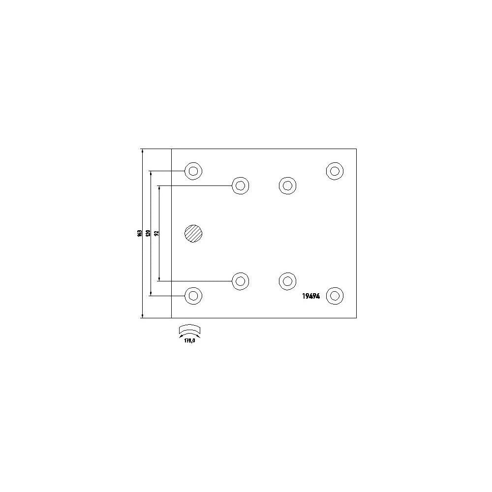 Tamburi Frana Textar pentru Fap B Series, Mercedes-Benz Atego/Atego 2 - 1949405