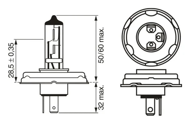 Semnalizatoare Bosch 349 mm 206 mm - 1 987 301 021