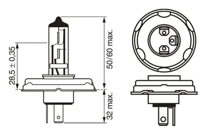 Semnalizatoare Bosch 349 mm 206 mm - 1 987 301 021