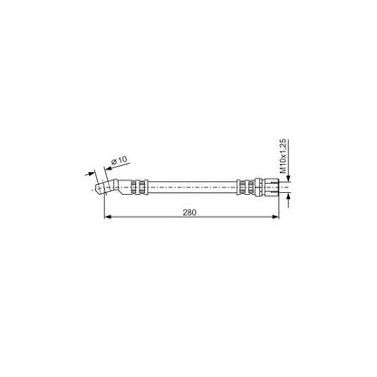 Furtun Frana Bosch pentru Fiat 126 - 1987476238