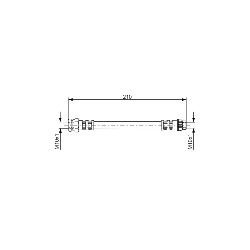 Furtun Frana Bosch 190 mm - 1987476913