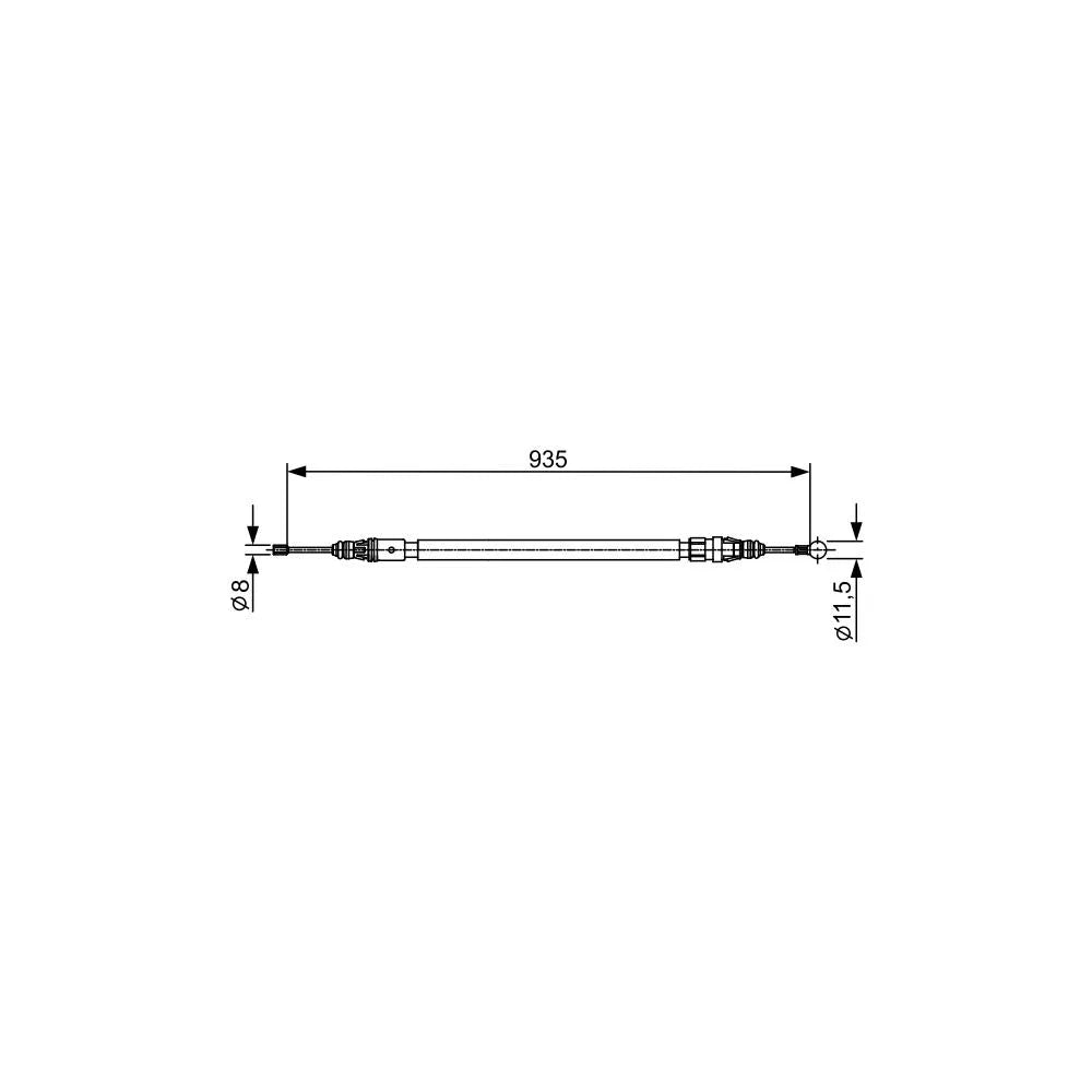 Cablu Frana Bosch - 1 987 482 430
