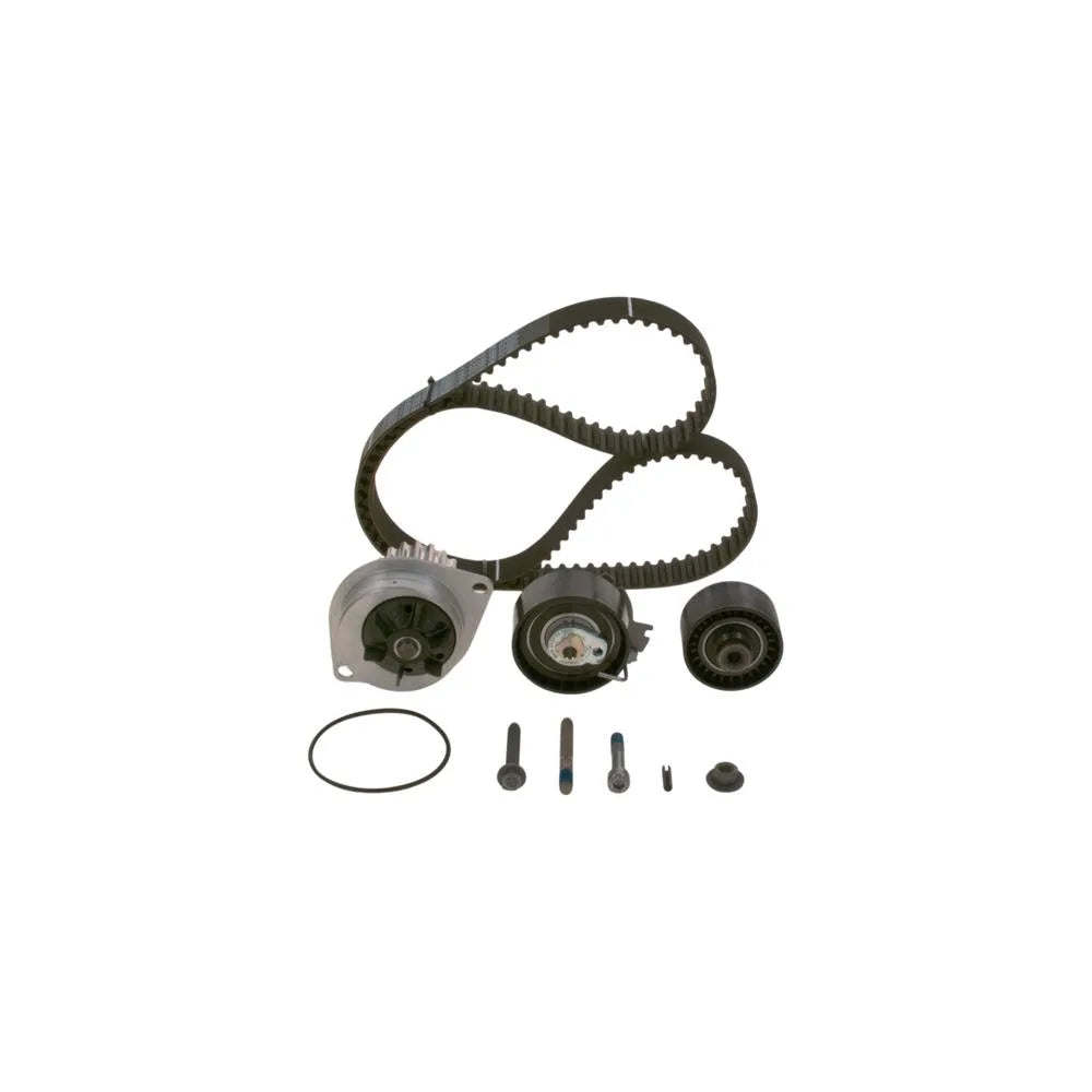 Set Pompa Apa + Curea Dintata Bosch pentru Citroen Berlingo/C2/C3/C3 Pluriel/C4 Cupe, Peugeot 1007/206 Cc/206/207/208 - 1987948711