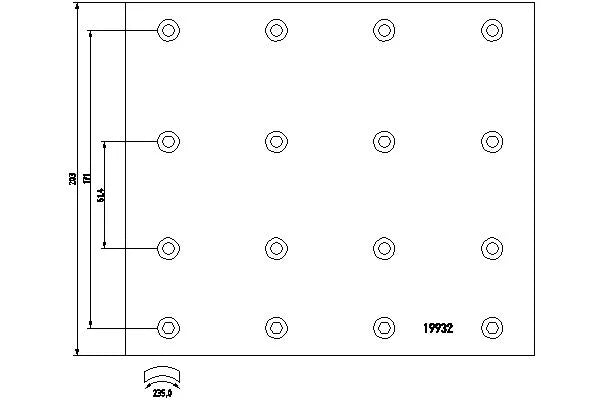 Tamburi Frana Textar pentru Scania 3 - 1993201