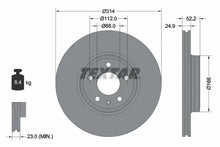 Disc frana Textar pentru Audi - 92159905
