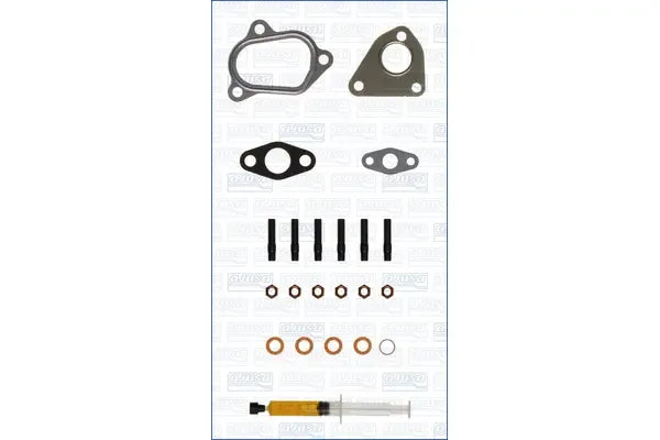 Set montaj turbocompresor, Fiat, Lancia, Opel, Renault, Subaru, Suzuki, Tata, 182x182x24 mm, Ajusa AJUJTC11250