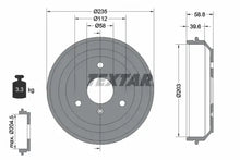 Tambur frana Textar pentru Smart - 94035600