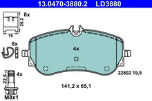 Set placute frana, frana disc TRW pentru Man - 13.0470-3880.2