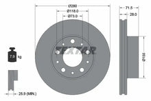 Disc frana Textar - 92275003