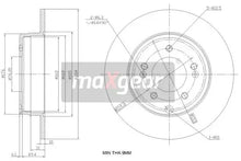 Disc frana, Hyundai, Kia, Ø284 mm, Maxgear 192382