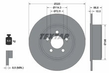 Disc frana, Chrysler, Dodge 300C, 300C Touring, Challenger Cupe, Charger, Ø320 mm, Textar 92234803
