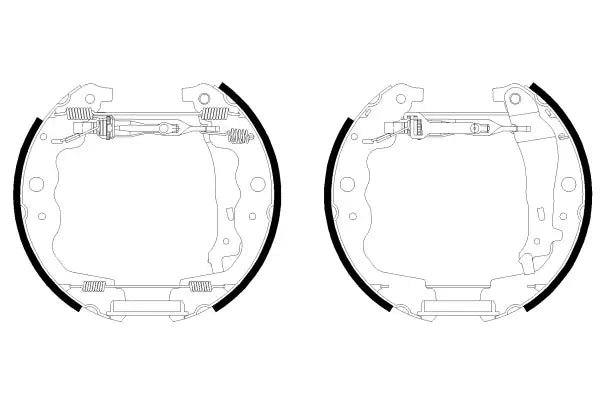 Set saboti frana Textar pentru Dacia - 84069301