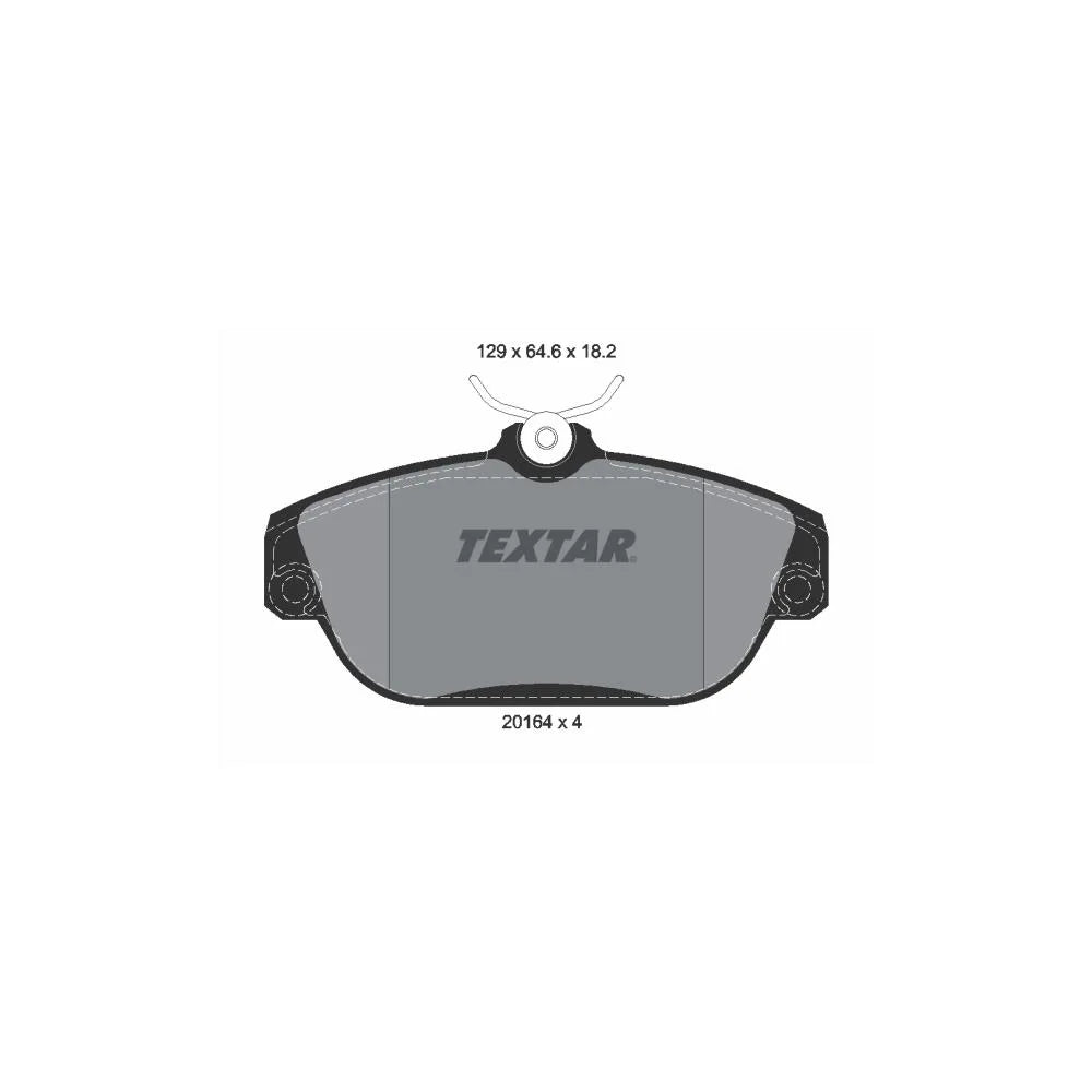 Placute Frana Textar pentru Volvo 740/760/940/960/S90 - 2016402
