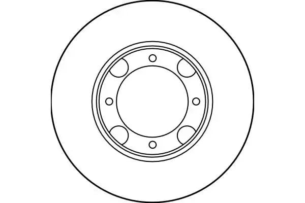Disc frana, Hyundai Accent, Accent Limuzina, Pony, Excel Limuzina, S Coupe, Pony Limuzina, Ø242 mm, TRW DF1958