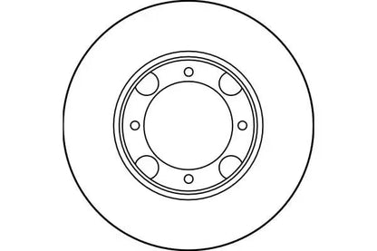 Disc frana, Hyundai Accent, Accent Limuzina, Pony, Excel Limuzina, S Coupe, Pony Limuzina, Ø242 mm, TRW DF1958