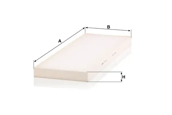Filtru aer habitaclu -Filter, Iveco, Man, Mercedes-Benz, Volvo, Mann CU50001