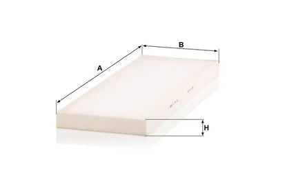 Filtru aer habitaclu -Filter, Iveco, Man, Mercedes-Benz, Volvo, Mann CU50001