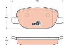Set placute frana, frana disc TRW pentru Alfa Romeo, Lancia - GDB1649