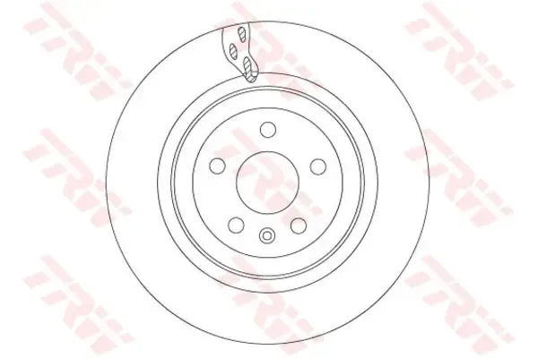 Disc frana, Tesla Model S, Model X, Ø365 mm, TRW DF6702S