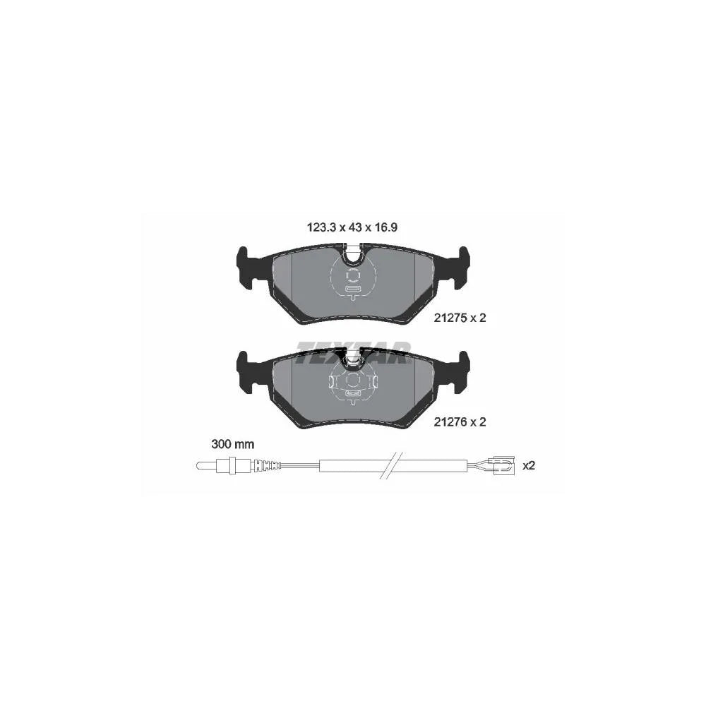 Placute Frana Textar - 2127501