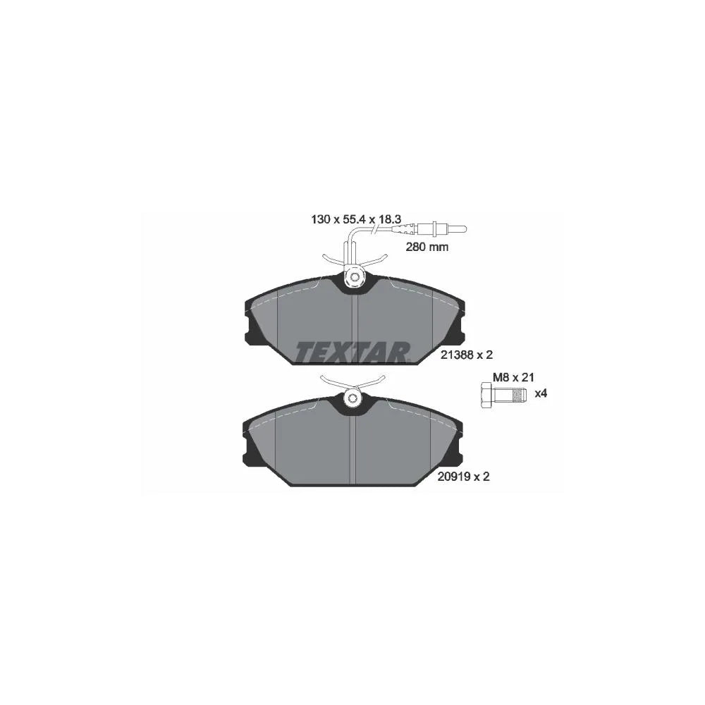 Placute Frana Textar - 2138802