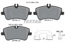 Set placute frana, frana disc Textar pentru Mercedes-Benz - 2314402