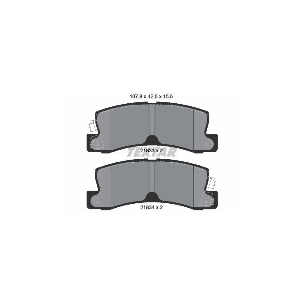 Set Placute Frana, Frana Disc Textar pentru Lexus Es/Rx, Toyota Avensis/Avensis Liftback/Camry/Carina E/Carina - 2183301