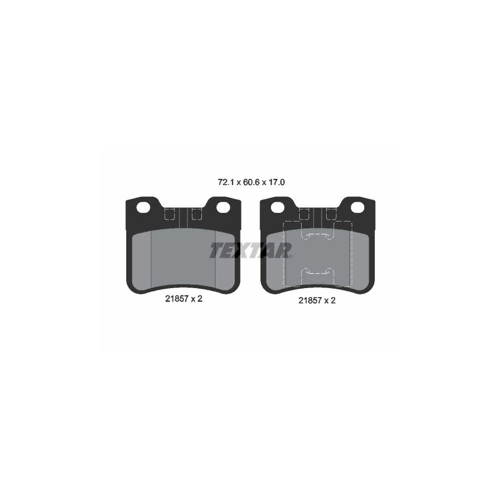 Placute Frana Textar - 2185701